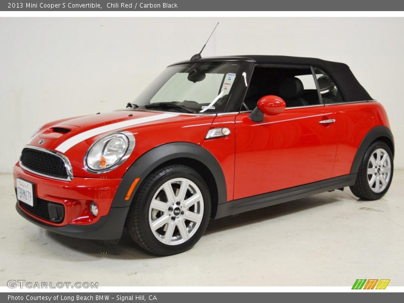 Chili Red / Carbon Black 2013 Mini Cooper S Convertible