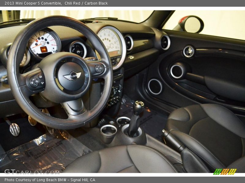 Chili Red / Carbon Black 2013 Mini Cooper S Convertible