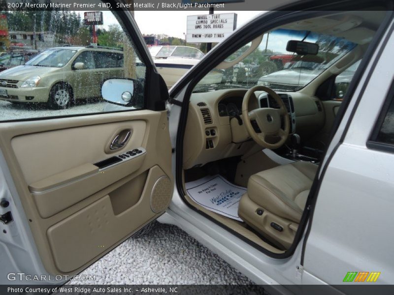 Silver Metallic / Black/Light Parchment 2007 Mercury Mariner Premier 4WD