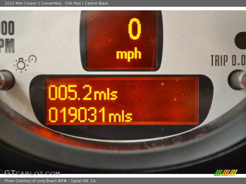 Chili Red / Carbon Black 2013 Mini Cooper S Convertible
