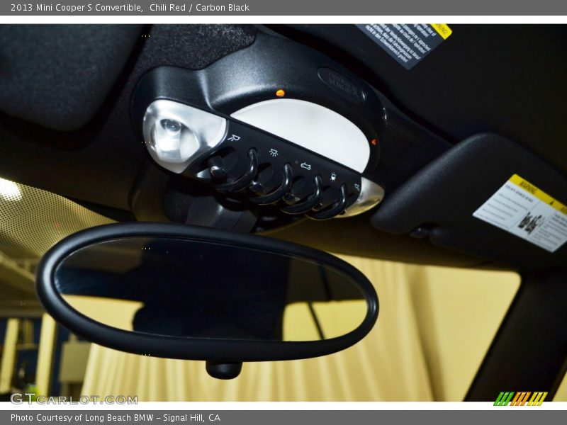 Chili Red / Carbon Black 2013 Mini Cooper S Convertible