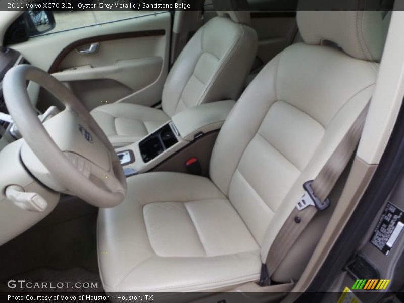 Oyster Grey Metallic / Sandstone Beige 2011 Volvo XC70 3.2