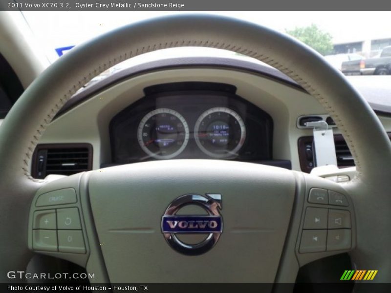 Oyster Grey Metallic / Sandstone Beige 2011 Volvo XC70 3.2