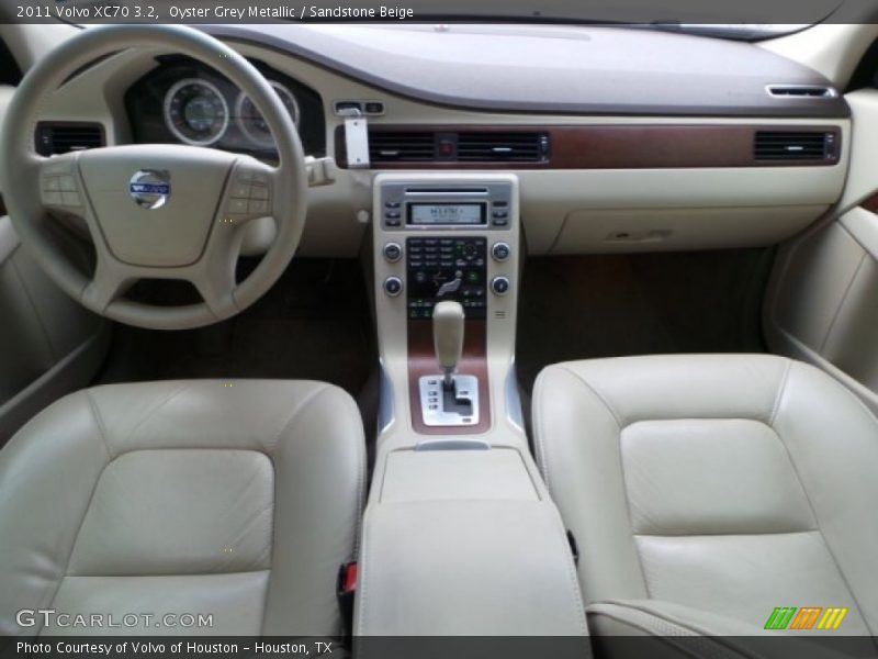 Oyster Grey Metallic / Sandstone Beige 2011 Volvo XC70 3.2