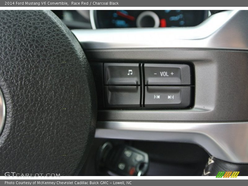 Race Red / Charcoal Black 2014 Ford Mustang V6 Convertible