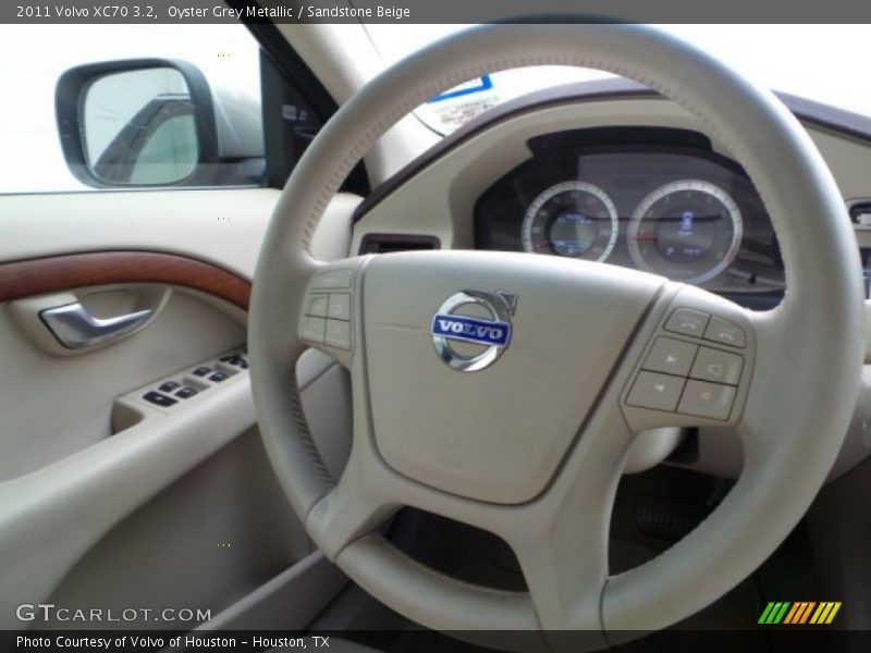 Oyster Grey Metallic / Sandstone Beige 2011 Volvo XC70 3.2