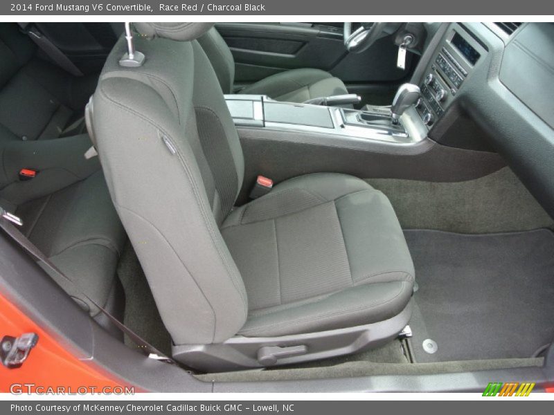 Race Red / Charcoal Black 2014 Ford Mustang V6 Convertible