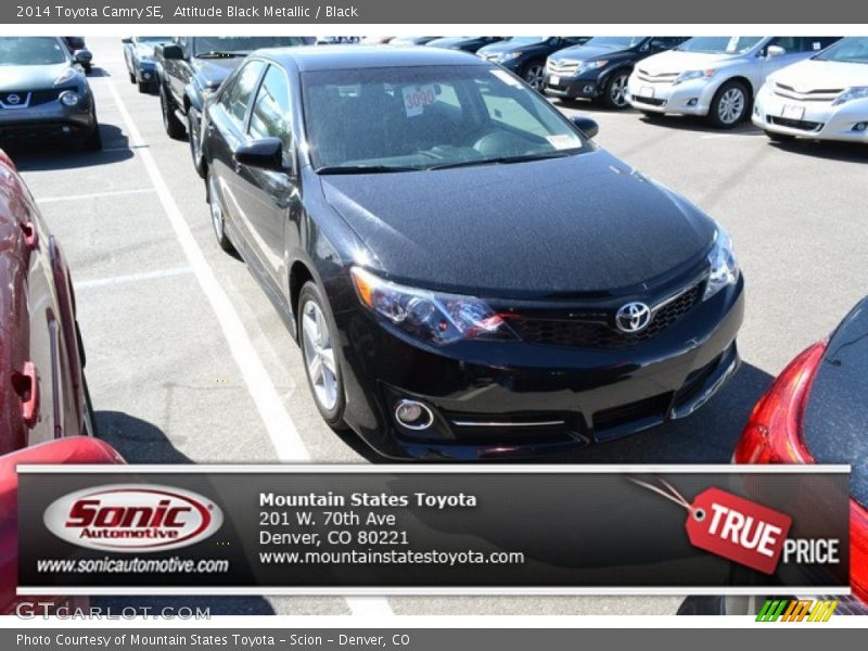 Attitude Black Metallic / Black 2014 Toyota Camry SE