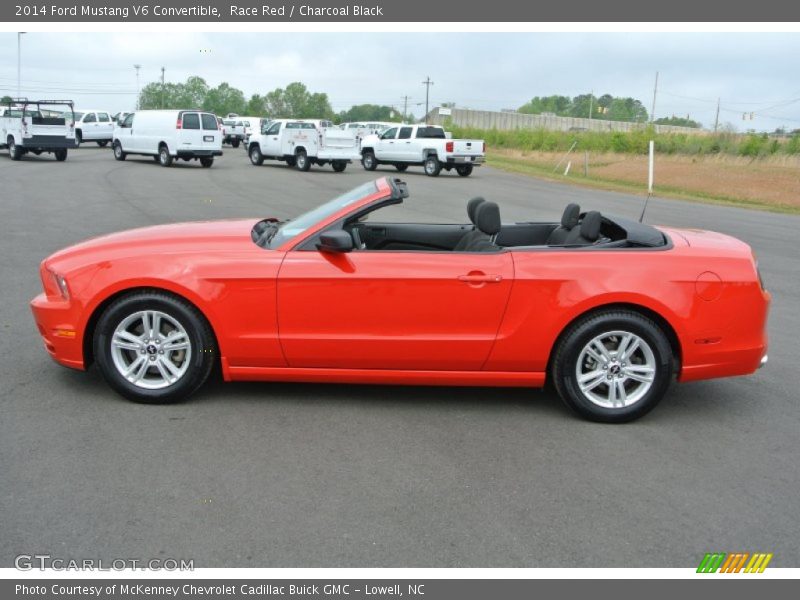 Race Red / Charcoal Black 2014 Ford Mustang V6 Convertible