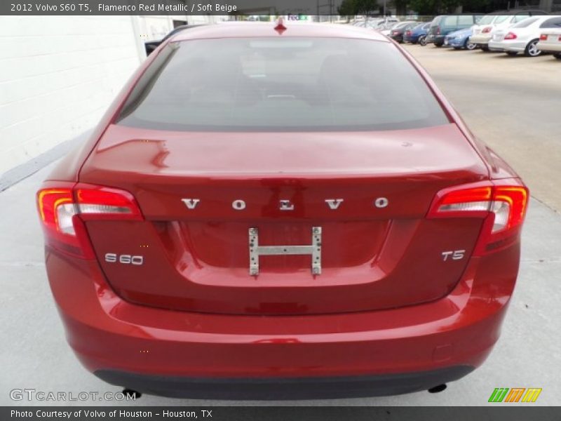 Flamenco Red Metallic / Soft Beige 2012 Volvo S60 T5