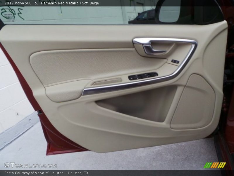 Flamenco Red Metallic / Soft Beige 2012 Volvo S60 T5