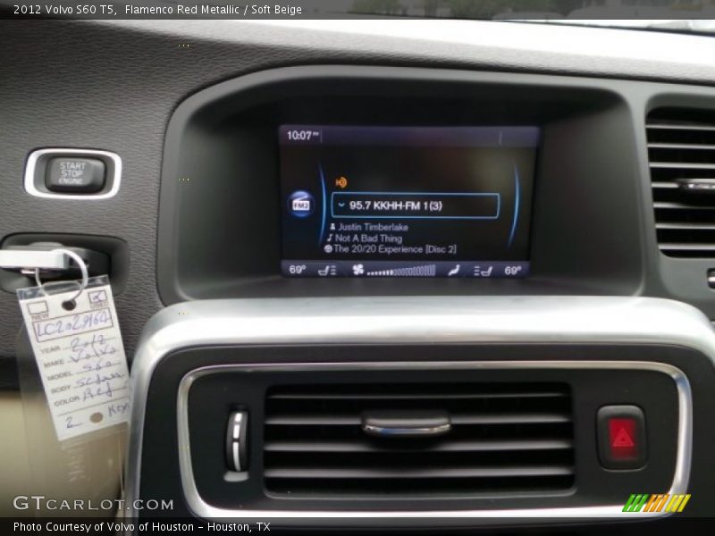 Flamenco Red Metallic / Soft Beige 2012 Volvo S60 T5