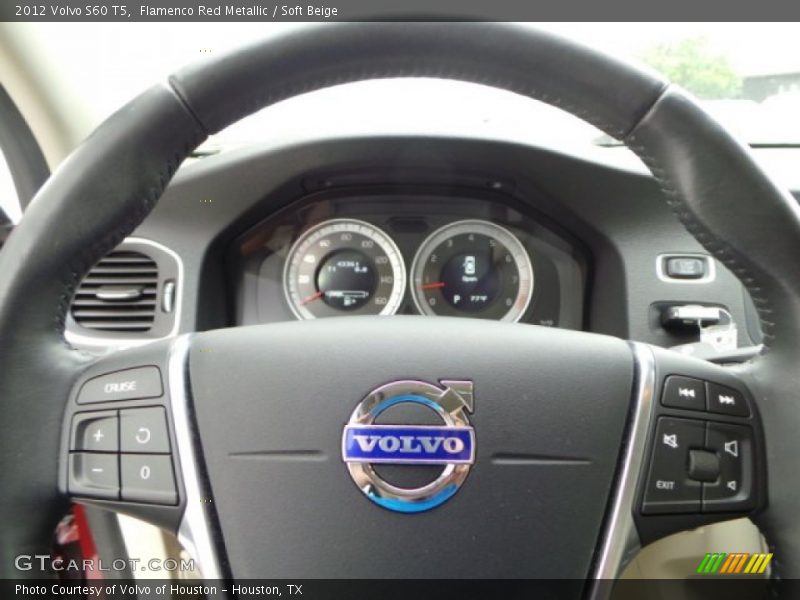 Flamenco Red Metallic / Soft Beige 2012 Volvo S60 T5