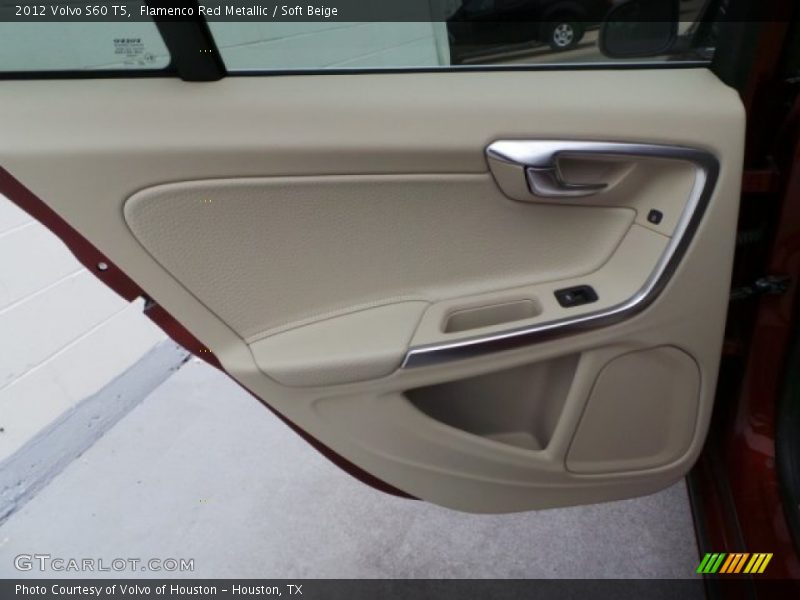 Flamenco Red Metallic / Soft Beige 2012 Volvo S60 T5