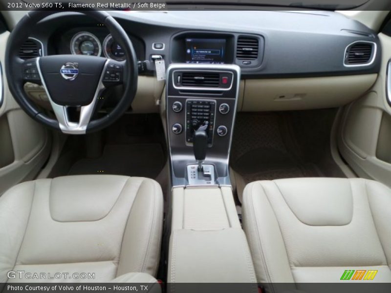 Flamenco Red Metallic / Soft Beige 2012 Volvo S60 T5