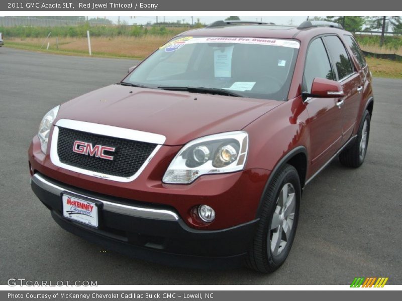 Red Jewel Tintcoat / Ebony 2011 GMC Acadia SLT