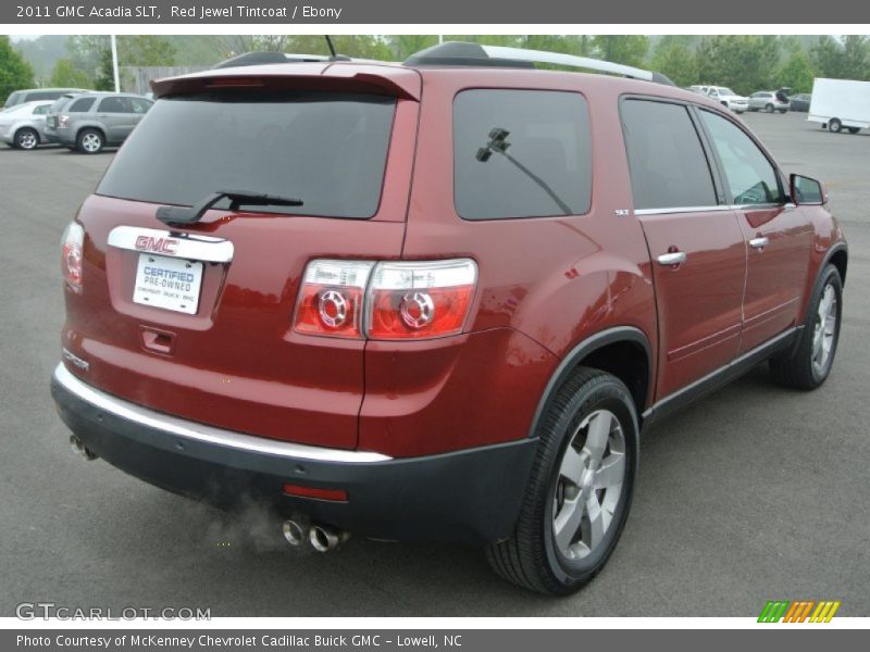 Red Jewel Tintcoat / Ebony 2011 GMC Acadia SLT