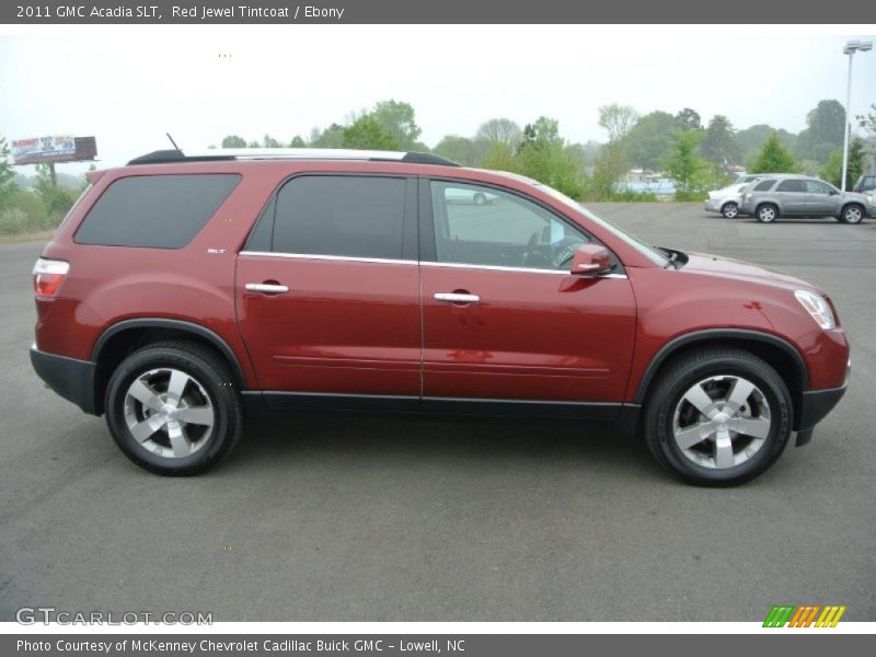 Red Jewel Tintcoat / Ebony 2011 GMC Acadia SLT