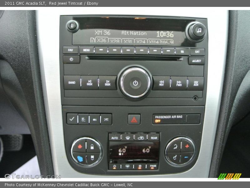Red Jewel Tintcoat / Ebony 2011 GMC Acadia SLT