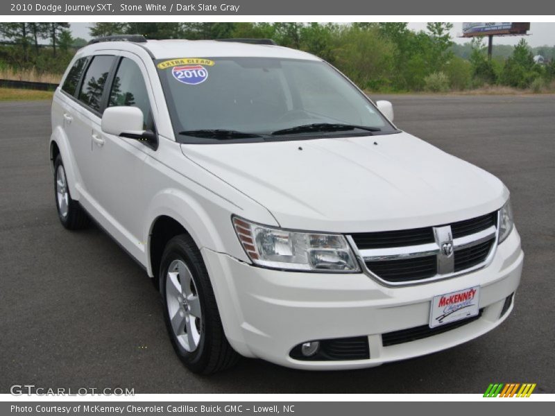 Stone White / Dark Slate Gray 2010 Dodge Journey SXT