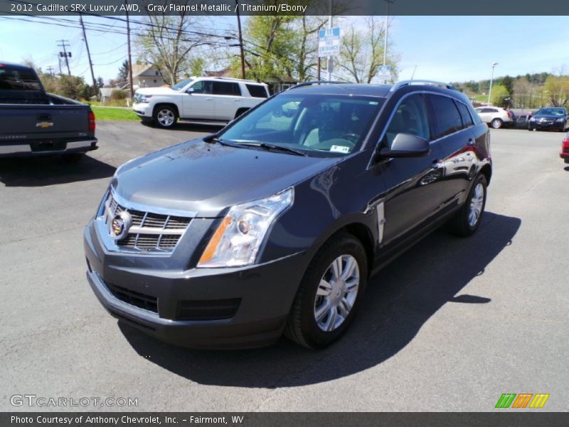 Gray Flannel Metallic / Titanium/Ebony 2012 Cadillac SRX Luxury AWD
