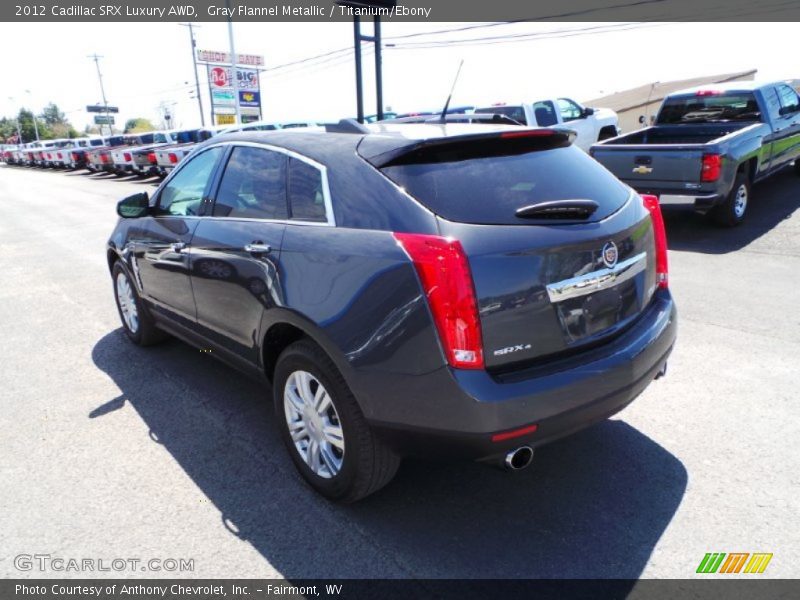Gray Flannel Metallic / Titanium/Ebony 2012 Cadillac SRX Luxury AWD