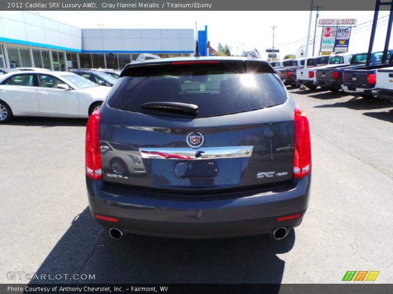 Gray Flannel Metallic / Titanium/Ebony 2012 Cadillac SRX Luxury AWD