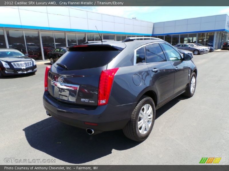 Gray Flannel Metallic / Titanium/Ebony 2012 Cadillac SRX Luxury AWD