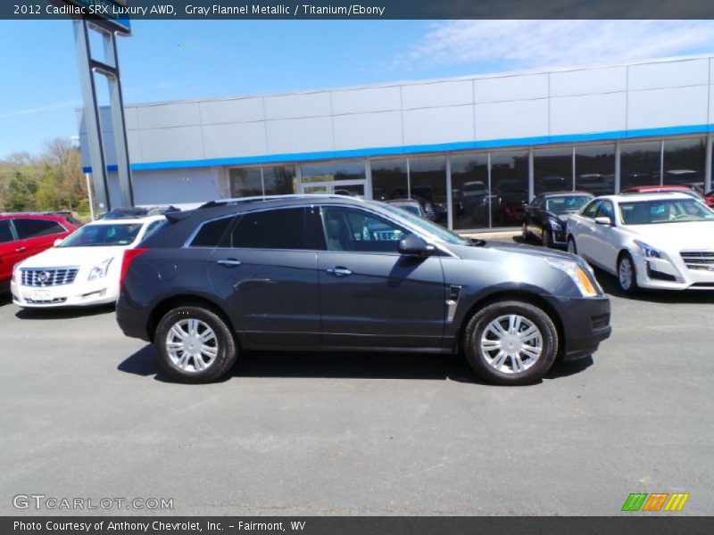 Gray Flannel Metallic / Titanium/Ebony 2012 Cadillac SRX Luxury AWD