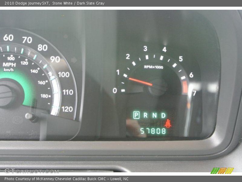 Stone White / Dark Slate Gray 2010 Dodge Journey SXT