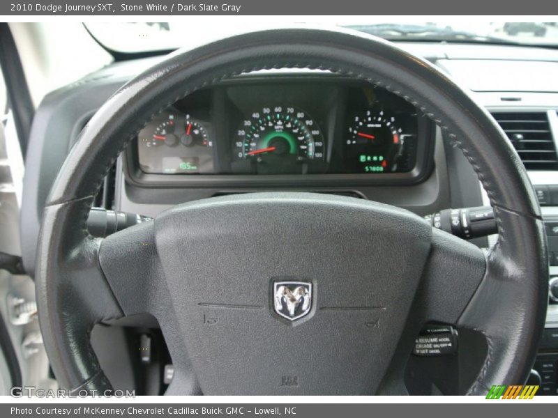 Stone White / Dark Slate Gray 2010 Dodge Journey SXT