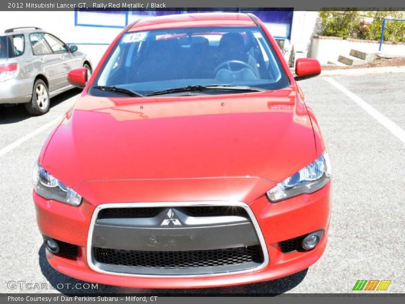 Rally Red Metallic / Black 2012 Mitsubishi Lancer GT