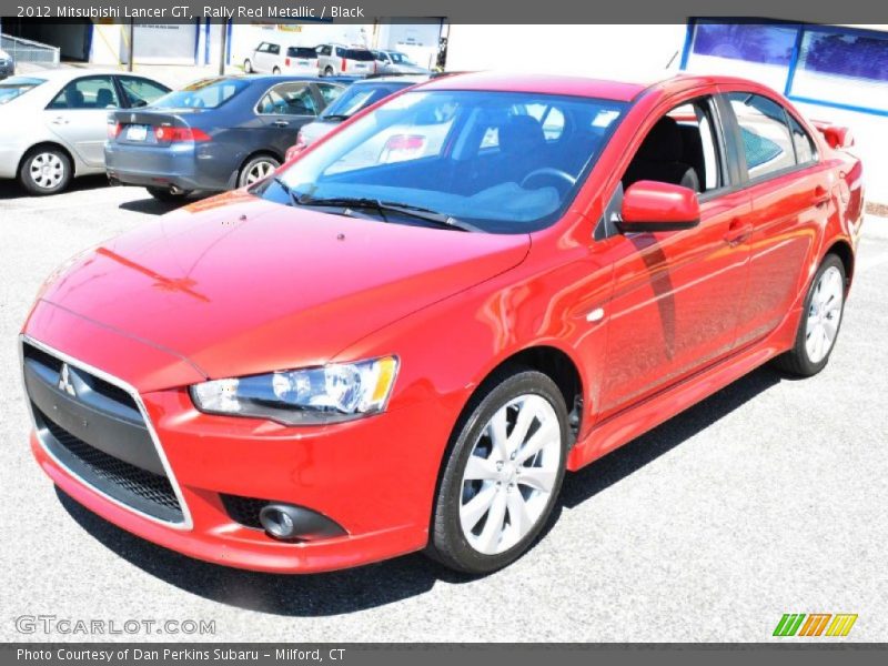 Rally Red Metallic / Black 2012 Mitsubishi Lancer GT