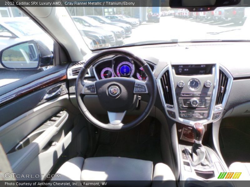 Gray Flannel Metallic / Titanium/Ebony 2012 Cadillac SRX Luxury AWD