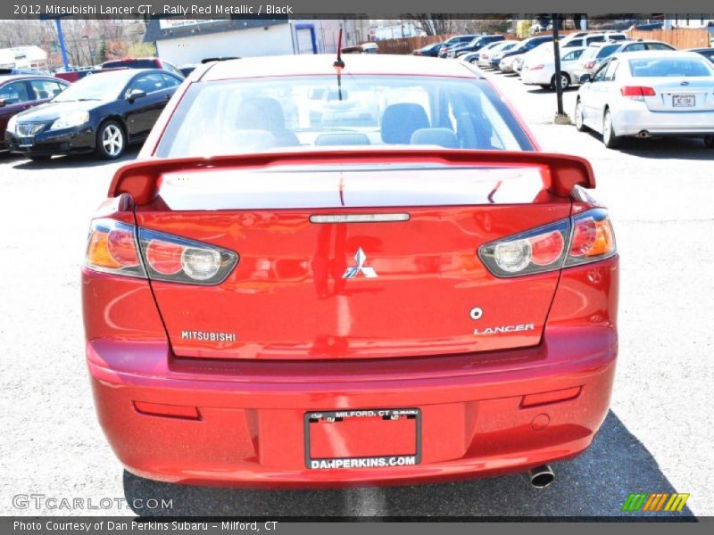 Rally Red Metallic / Black 2012 Mitsubishi Lancer GT