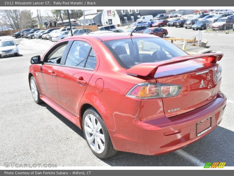 Rally Red Metallic / Black 2012 Mitsubishi Lancer GT
