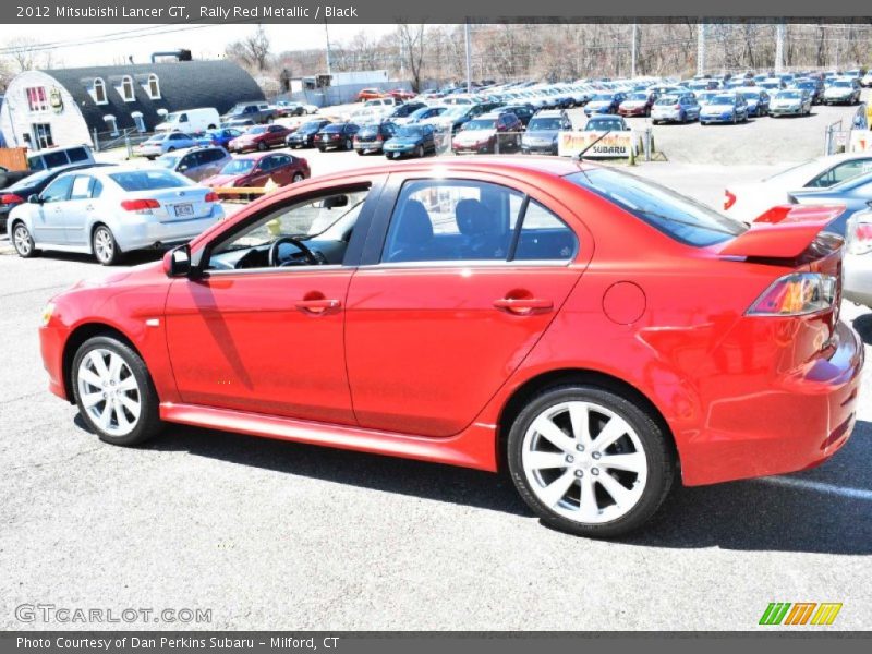Rally Red Metallic / Black 2012 Mitsubishi Lancer GT