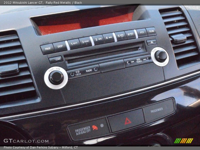 Rally Red Metallic / Black 2012 Mitsubishi Lancer GT