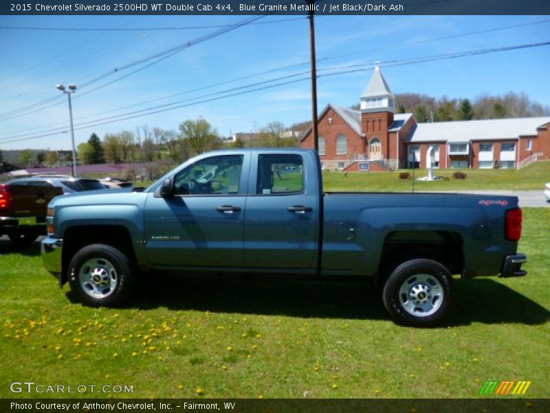  2015 Silverado 2500HD WT Double Cab 4x4 Blue Granite Metallic