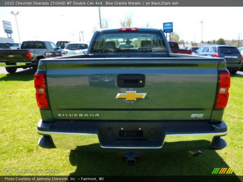 Blue Granite Metallic / Jet Black/Dark Ash 2015 Chevrolet Silverado 2500HD WT Double Cab 4x4