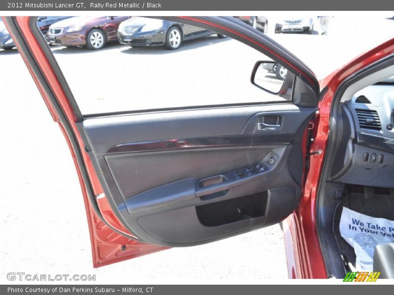 Rally Red Metallic / Black 2012 Mitsubishi Lancer GT