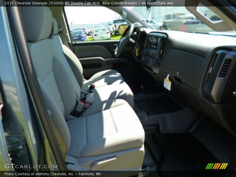 Blue Granite Metallic / Jet Black/Dark Ash 2015 Chevrolet Silverado 2500HD WT Double Cab 4x4