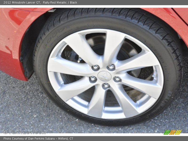 Rally Red Metallic / Black 2012 Mitsubishi Lancer GT