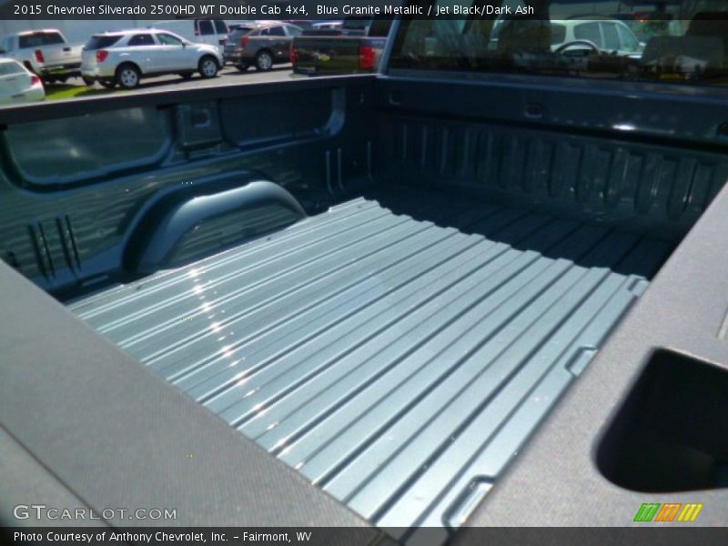 Blue Granite Metallic / Jet Black/Dark Ash 2015 Chevrolet Silverado 2500HD WT Double Cab 4x4