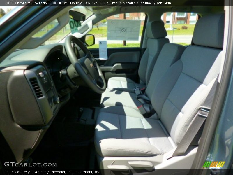 Blue Granite Metallic / Jet Black/Dark Ash 2015 Chevrolet Silverado 2500HD WT Double Cab 4x4
