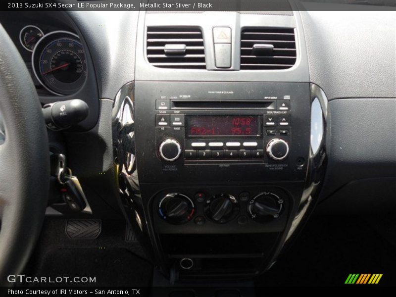 Metallic Star Silver / Black 2013 Suzuki SX4 Sedan LE Popular Package