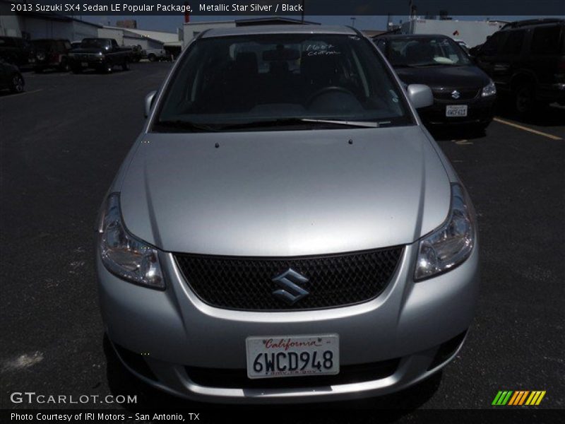 Metallic Star Silver / Black 2013 Suzuki SX4 Sedan LE Popular Package