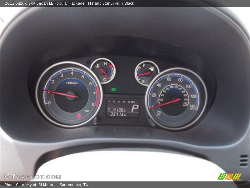 Metallic Star Silver / Black 2013 Suzuki SX4 Sedan LE Popular Package