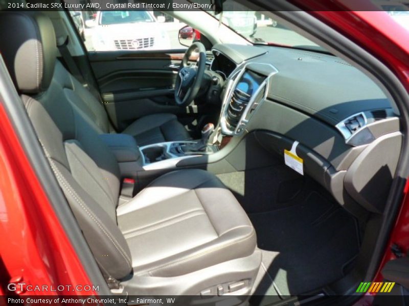 Crystal Red Tintcoat / Ebony/Ebony 2014 Cadillac SRX Luxury AWD