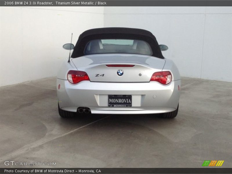 Titanium Silver Metallic / Black 2006 BMW Z4 3.0i Roadster